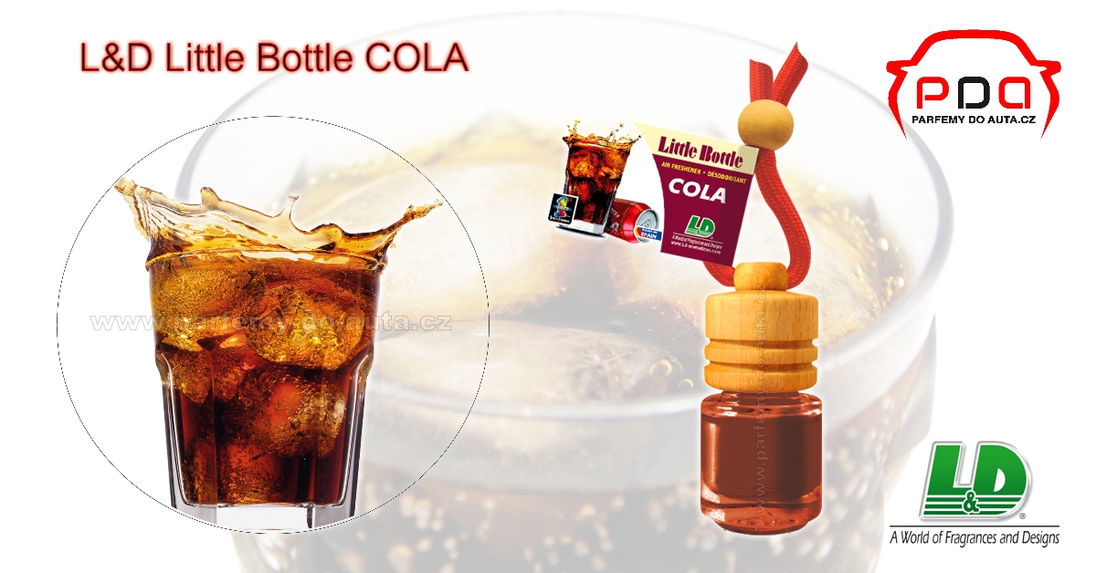 Little Bottle Cola - závěsná vůně v lahvičce s vůní koly